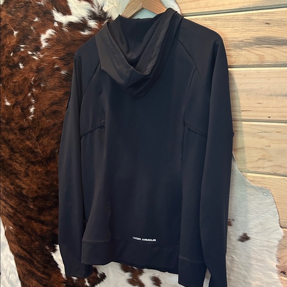 Under Armour Jet Black Full-Zip Hoodie - Picture 6 of 7